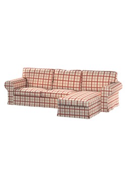 Pokrowiec na sofę Ektorp 2-osobową i leżankę ze sklepu dekoria.pl w kategorii Pokrowce na kanapy i fotele - zdjęcie 172480747