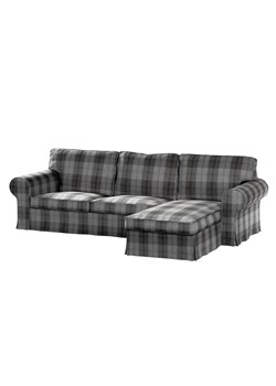 Pokrowiec na sofę Ektorp 2-osobową i leżankę ze sklepu dekoria.pl w kategorii Pokrowce na kanapy i fotele - zdjęcie 172480759