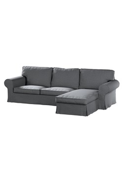 Pokrowiec na sofę Ektorp 2-osobową i leżankę ze sklepu dekoria.pl w kategorii Pokrowce na kanapy i fotele - zdjęcie 172480789