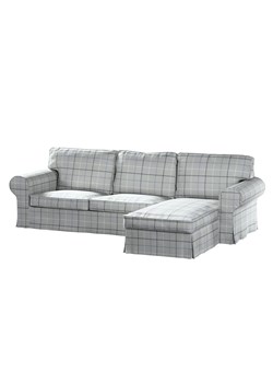 Pokrowiec na sofę Ektorp 2-osobową i leżankę ze sklepu dekoria.pl w kategorii Pokrowce na kanapy i fotele - zdjęcie 172480837