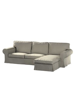 Pokrowiec na sofę Ektorp 2-osobową i leżankę ze sklepu dekoria.pl w kategorii Pokrowce na kanapy i fotele - zdjęcie 172480879