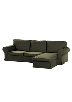 Pokrowiec na sofę Ektorp 2-osobową i leżankę ze sklepu dekoria.pl w kategorii Pokrowce na kanapy i fotele - zdjęcie 172480909
