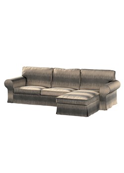 Pokrowiec na sofę Ektorp 2-osobową i leżankę ze sklepu dekoria.pl w kategorii Pokrowce na kanapy i fotele - zdjęcie 172480957