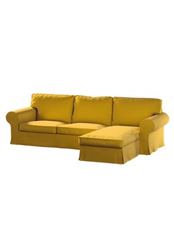 Pokrowiec na sofę Ektorp 2-osobową i leżankę ze sklepu dekoria.pl w kategorii Pokrowce na kanapy i fotele - zdjęcie 172480969