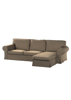 Pokrowiec na sofę Ektorp 2-osobową i leżankę ze sklepu dekoria.pl w kategorii Pokrowce na kanapy i fotele - zdjęcie 172480999