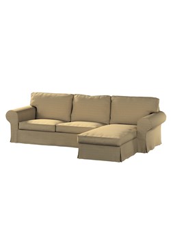 Pokrowiec na sofę Ektorp 2-osobową i leżankę ze sklepu dekoria.pl w kategorii Pokrowce na kanapy i fotele - zdjęcie 172481017