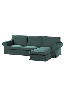 Pokrowiec na sofę Ektorp 2-osobową i leżankę ze sklepu dekoria.pl w kategorii Pokrowce na kanapy i fotele - zdjęcie 172481029