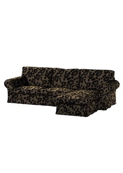 Pokrowiec na sofę Ektorp 2-osobową i leżankę ze sklepu dekoria.pl w kategorii Pokrowce na kanapy i fotele - zdjęcie 172481056