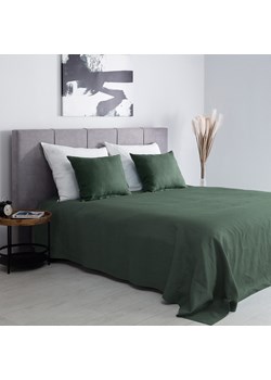 Narzuta na łóżko 260x260 Linen green ze sklepu dekoria.pl w kategorii Narzuty i kapy - zdjęcie 172484076