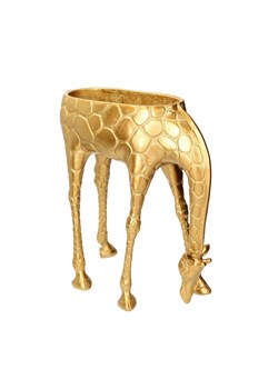 Osłonka na doniczkę Giraffe gold ze sklepu dekoria.pl w kategorii Doniczki i osłonki - zdjęcie 172484927