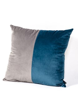 Poduszka Patchwork kwadratowa grey blue ze sklepu dekoria.pl w kategorii Poduszki dekoracyjne - zdjęcie 172487106