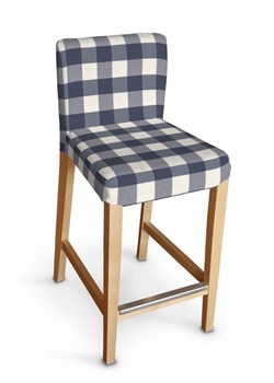 Pokrowiec na krzesło barowe Henriksdal krótki ze sklepu dekoria.pl w kategorii Pokrowce na krzesła - zdjęcie 172490896