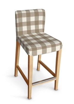 Pokrowiec na krzesło barowe Henriksdal krótki ze sklepu dekoria.pl w kategorii Pokrowce na krzesła - zdjęcie 172490898