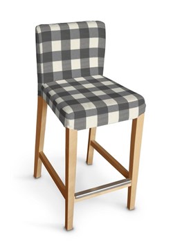 Pokrowiec na krzesło barowe Henriksdal krótki ze sklepu dekoria.pl w kategorii Pokrowce na krzesła - zdjęcie 172490899