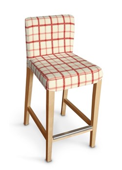 Pokrowiec na krzesło barowe Henriksdal krótki ze sklepu dekoria.pl w kategorii Pokrowce na krzesła - zdjęcie 172490905
