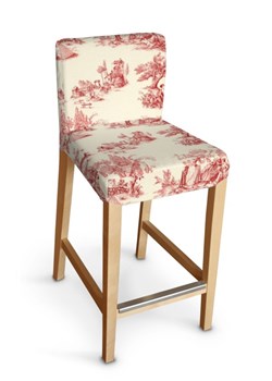 Pokrowiec na krzesło barowe Henriksdal krótki ze sklepu dekoria.pl w kategorii Pokrowce na krzesła - zdjęcie 172490909