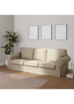 Pokrowiec na sofę Ektorp 3-osobową, rozkładaną ze sklepu dekoria.pl w kategorii Pokrowce na kanapy i fotele - zdjęcie 172493867