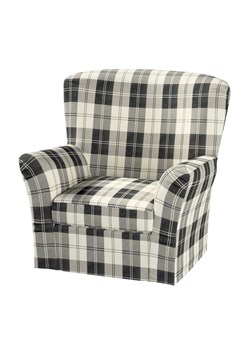 Pokrowiec na fotel Tomelilla wysoki z zakładkami ze sklepu dekoria.pl w kategorii Pokrowce na kanapy i fotele - zdjęcie 172497755