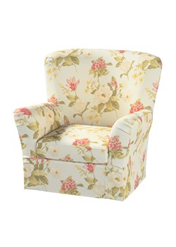 Pokrowiec na fotel Tomelilla wysoki z zakładkami ze sklepu dekoria.pl w kategorii Pokrowce na kanapy i fotele - zdjęcie 172497849