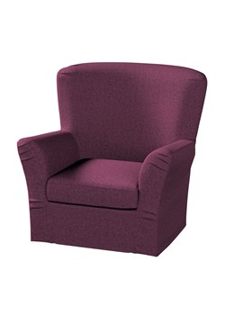 Pokrowiec na fotel Tomelilla wysoki z zakładkami ze sklepu dekoria.pl w kategorii Pokrowce na kanapy i fotele - zdjęcie 172497899