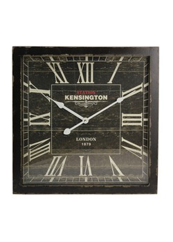 Zegar ścienny London Black 40x6x40cm ze sklepu dekoria.pl w kategorii Zegary - zdjęcie 172512406