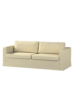 Pokrowiec na sofę Karlstad 3-osobową nierozkładaną, długi ze sklepu dekoria.pl w kategorii Pokrowce na kanapy i fotele - zdjęcie 172517449
