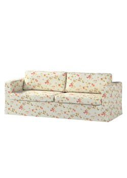 Pokrowiec na sofę Karlstad 3-osobową nierozkładaną, długi ze sklepu dekoria.pl w kategorii Pokrowce na kanapy i fotele - zdjęcie 172517527