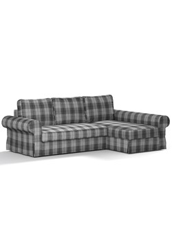 Pokrowiec na sofę Backabro rozkładaną z leżanką ze sklepu dekoria.pl w kategorii Pokrowce na kanapy i fotele - zdjęcie 172524335