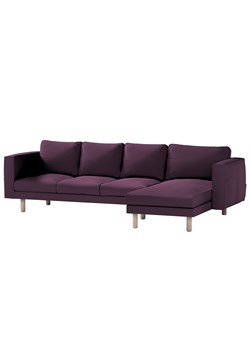 Pokrowiec na sofę Norsborg 4-osobową z szezlongiem ze sklepu dekoria.pl w kategorii Pokrowce na kanapy i fotele - zdjęcie 172526068