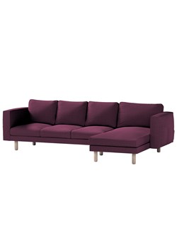Pokrowiec na sofę Norsborg 4-osobową z szezlongiem ze sklepu dekoria.pl w kategorii Pokrowce na kanapy i fotele - zdjęcie 172526086