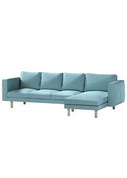 Pokrowiec na sofę Norsborg 4-osobową z szezlongiem ze sklepu dekoria.pl w kategorii Pokrowce na kanapy i fotele - zdjęcie 172526098