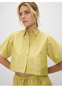 Reserved - Krótka koszula z bawełny - wielobarwny ze sklepu Reserved w kategorii Koszule damskie - zdjęcie 172529985