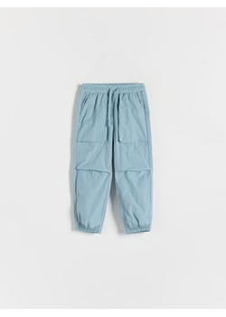 Reserved - Joggery z kieszeniami - niebieski ze sklepu Reserved w kategorii Spodnie i półśpiochy - zdjęcie 172530166