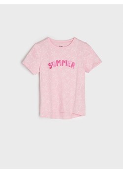 Sinsay - Koszulka - różowy ze sklepu Sinsay w kategorii Bluzki dziewczęce - zdjęcie 172530568