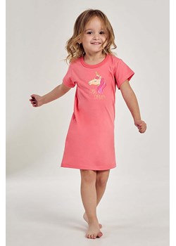 Dziewczęca koszula nocna różowa Mila Taro z jednorożcem ze sklepu 5.10.15 w kategorii Piżamy dziecięce - zdjęcie 172530996