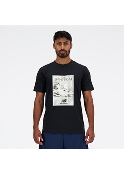 Koszulka męska New Balance MT41595BK – czarna ze sklepu New Balance Poland w kategorii T-shirty męskie - zdjęcie 172531696