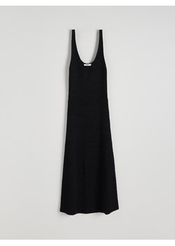 Reserved - Dzianinowa sukienka maxi - czarny ze sklepu Reserved w kategorii Sukienki - zdjęcie 172531756