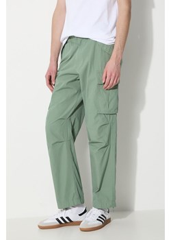 thisisneverthat spodnie bawełniane kolor zielony proste TN241WPARP02 ze sklepu PRM w kategorii Spodnie męskie - zdjęcie 172532616
