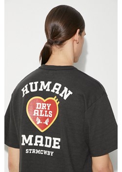 Human Made t-shirt bawełniany Graphic męski kolor czarny z nadrukiem HM27TE007 ze sklepu PRM w kategorii T-shirty męskie - zdjęcie 172532668