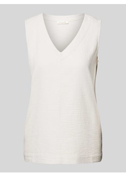 Top bluzkowy z fakturowanym wzorem ze sklepu Peek&Cloppenburg  w kategorii Bluzki damskie - zdjęcie 172532757