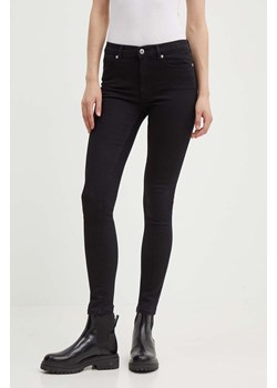 HUGO jeansy damskie kolor czarny 50522436 ze sklepu ANSWEAR.com w kategorii Jeansy damskie - zdjęcie 172534457