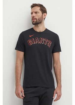 Nike t-shirt bawełniany San Francisco Giants męski kolor czarny z nadrukiem ze sklepu ANSWEAR.com w kategorii T-shirty męskie - zdjęcie 172534598