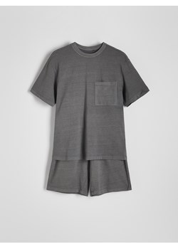 Reserved - Dwuczęściowa piżama - ciemnoszary ze sklepu Reserved w kategorii Piżamy męskie - zdjęcie 172534868