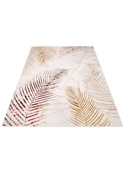 Kremowy dywan glamour w kolorowe liście palmy - Oros 5X ze sklepu Edinos.pl w kategorii Dywany - zdjęcie 172535847