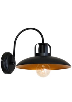 Czarny industrialny kinkiet - K482-Falso ze sklepu Edinos.pl w kategorii Lampy ścienne - zdjęcie 172536015