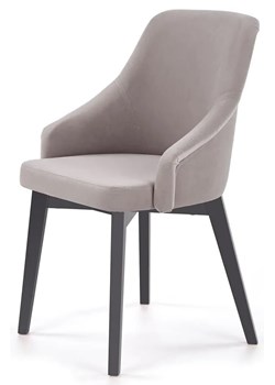 Tapicerowane krzesło drewniane Altex 2X - antracyt + dąb grafitowy ze sklepu Edinos.pl w kategorii Krzesła - zdjęcie 172536126