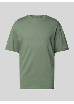 T-shirt z prążkowanym,okrągłym dekoltem model ‘BRADLEY’ ze sklepu Peek&Cloppenburg  w kategorii T-shirty męskie - zdjęcie 172536688