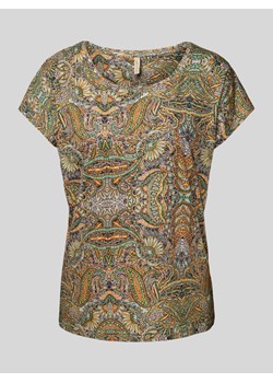 T-shirt ze wzorem paisley model ‘Felicity’ ze sklepu Peek&Cloppenburg  w kategorii Bluzki damskie - zdjęcie 172537055