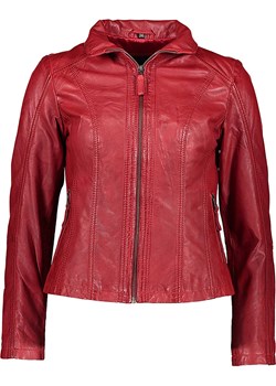 KRISS Skórzana kurtka w kolorze czerwonym ze sklepu Limango Polska w kategorii Kurtki damskie - zdjęcie 172537157