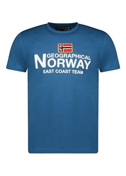 Geographical Norway Koszulka &quot;Jacky&quot; w kolorze niebieskim ze sklepu Limango Polska w kategorii T-shirty męskie - zdjęcie 172537188